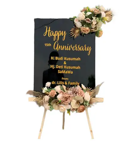 Papan Bunga Akrilik Telang Baru