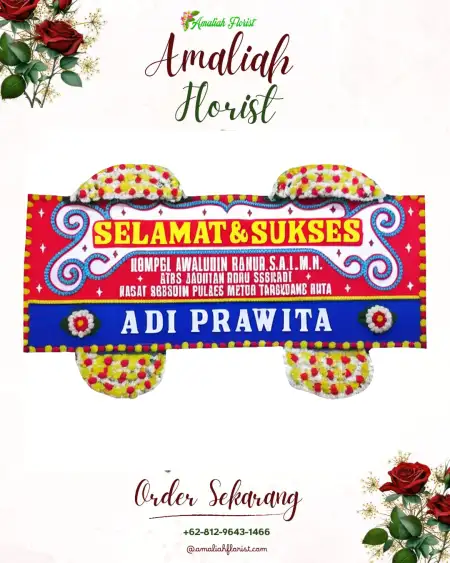 Papan Bunga Ucapan Selamat Telang Baru