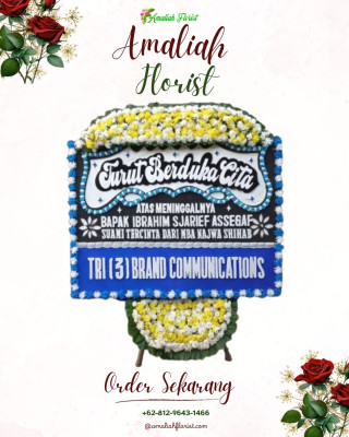 Papan Bunga Duka di Telang Baru